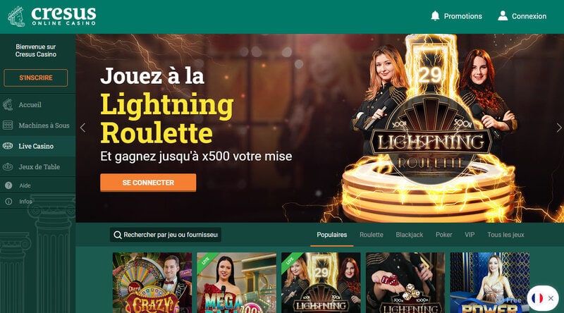 Cresus casino : avis et témoignages